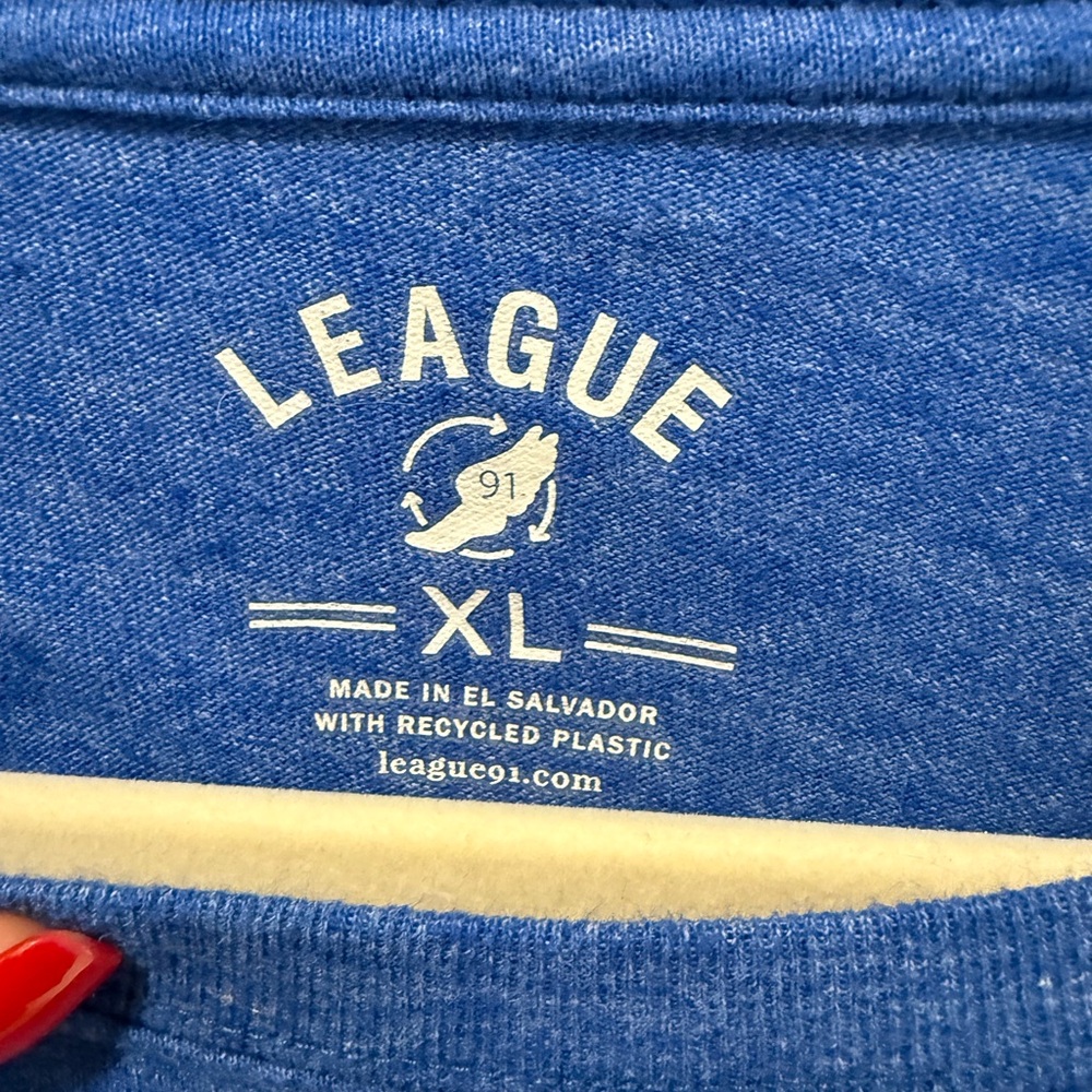 League Blue 'Florida Law' Short Sleeve Tee with Orange Print - Picture 3 of 4